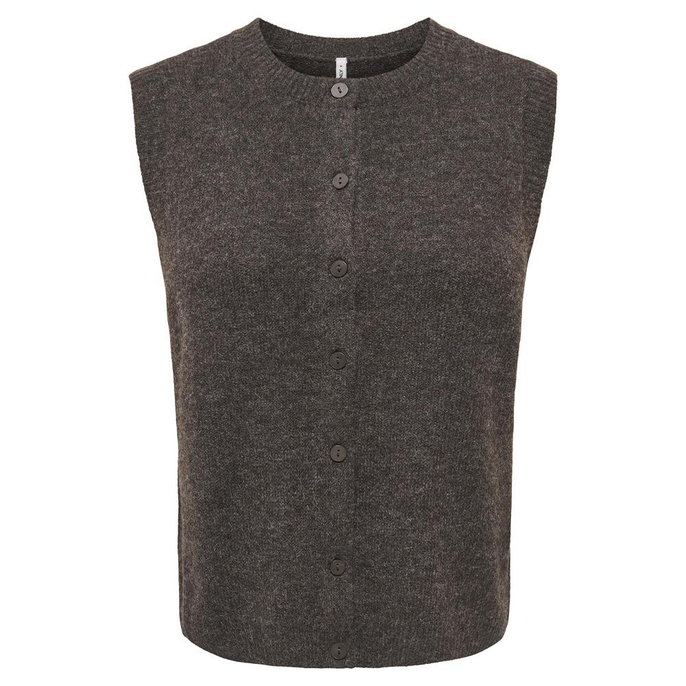 Chaleco gris para mujer Only Livia ver 3