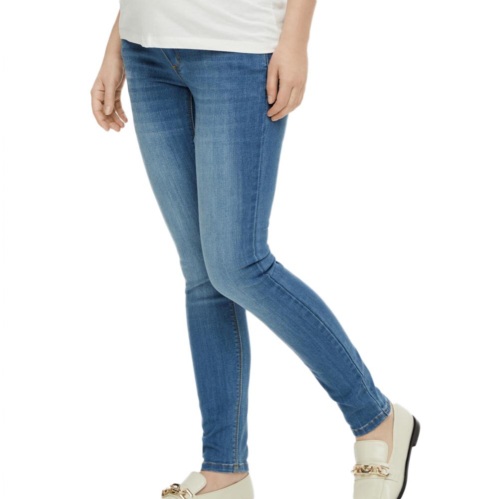 Jean Skinny Bleu Femme Pieces Maternity Della pas cher