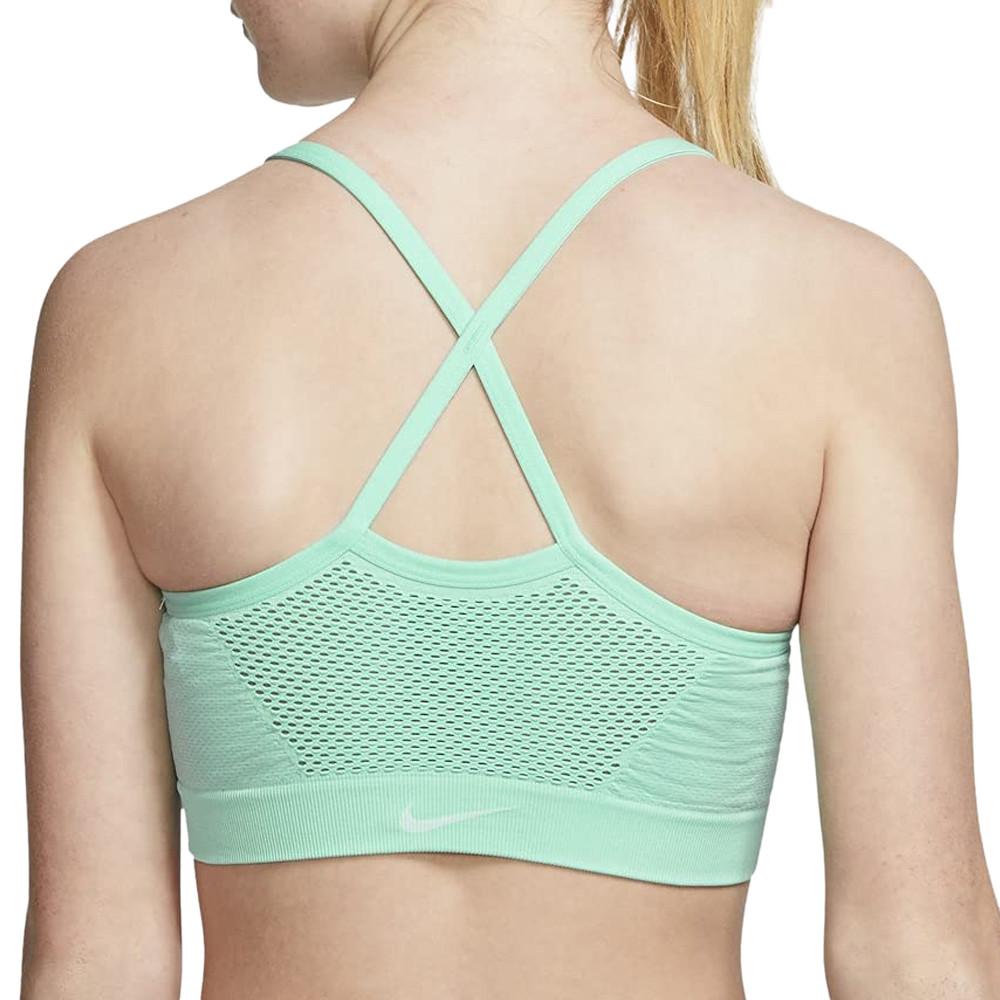 Brassière Verte Fille Nike Seamless Dry vue 2