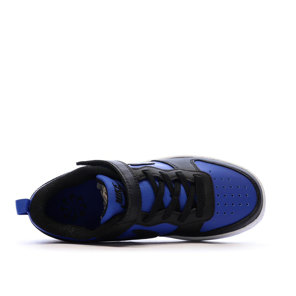 Baskets Noir/Bleu Garçon Nike Court Borough Low vue 5