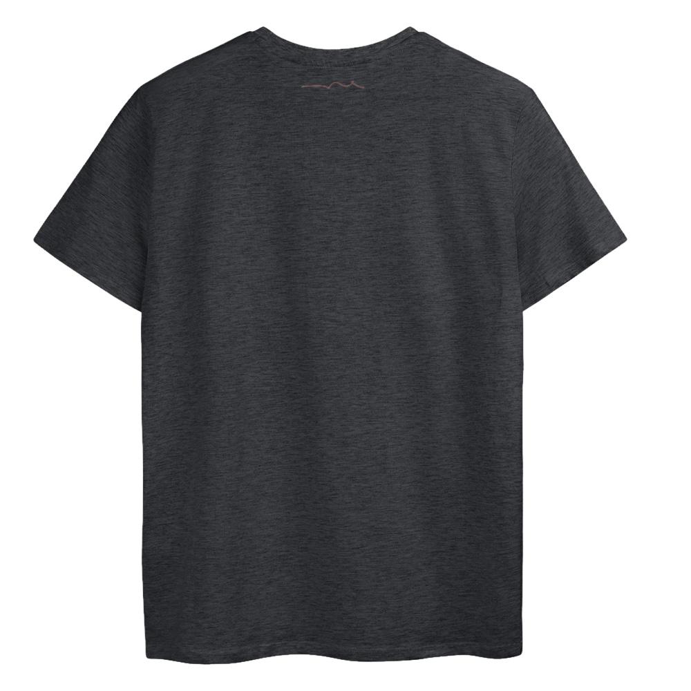 T-shirt Noir Teddy Smith T-jim Mc [6a74cbde37638] vue 2
