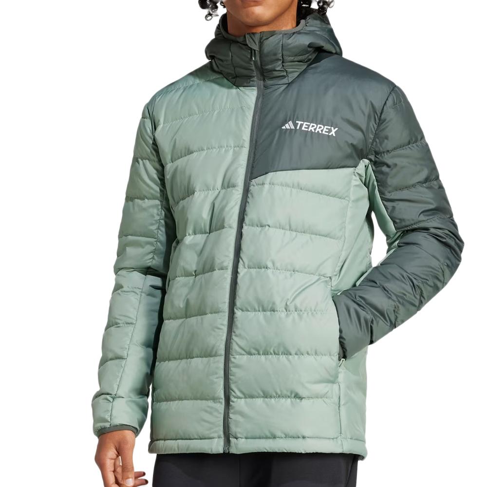 Doudoune Vert Homme Adidas légère Terrex pas cher