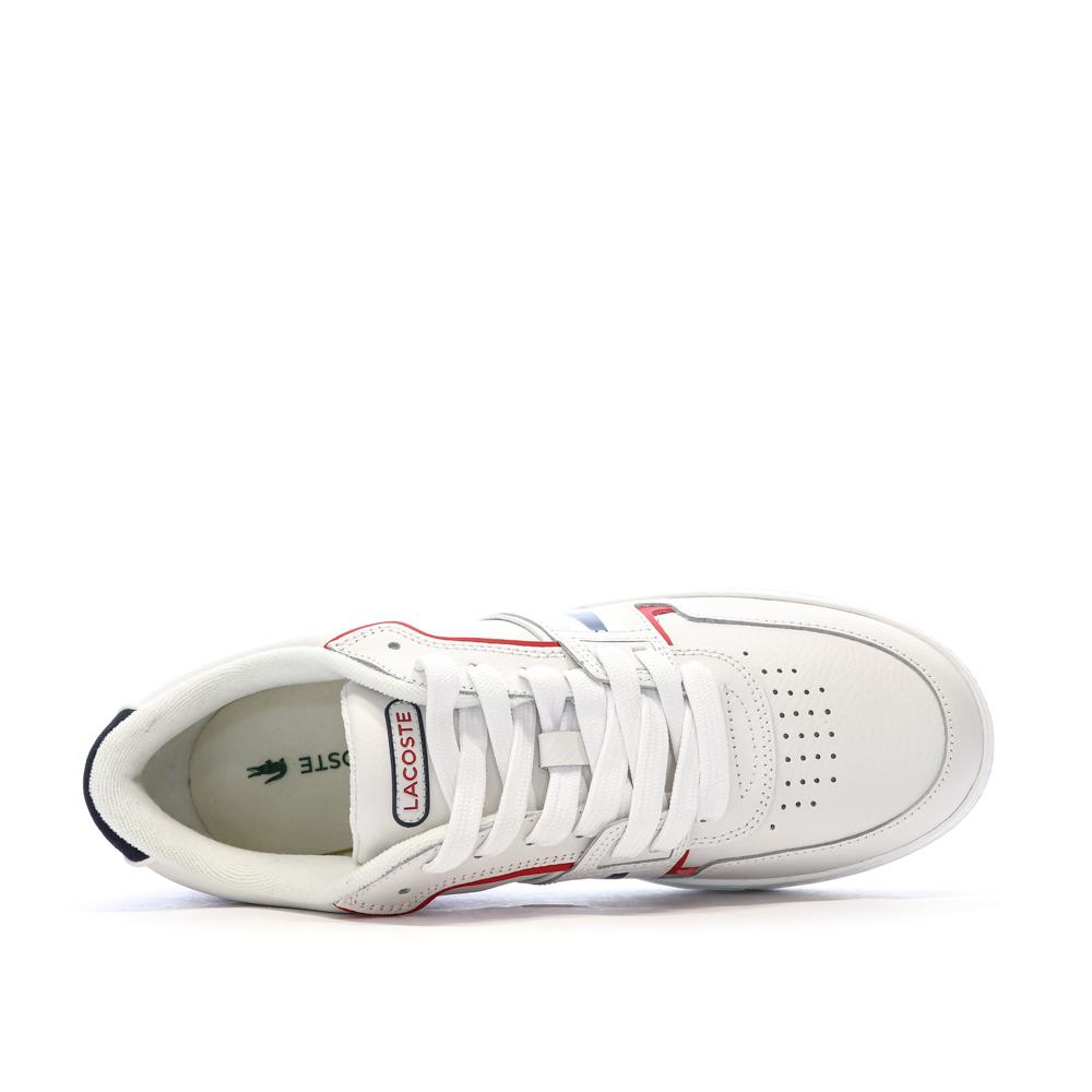 Baskets Ecru Homme Lacoste Sneakers L001 vue 4