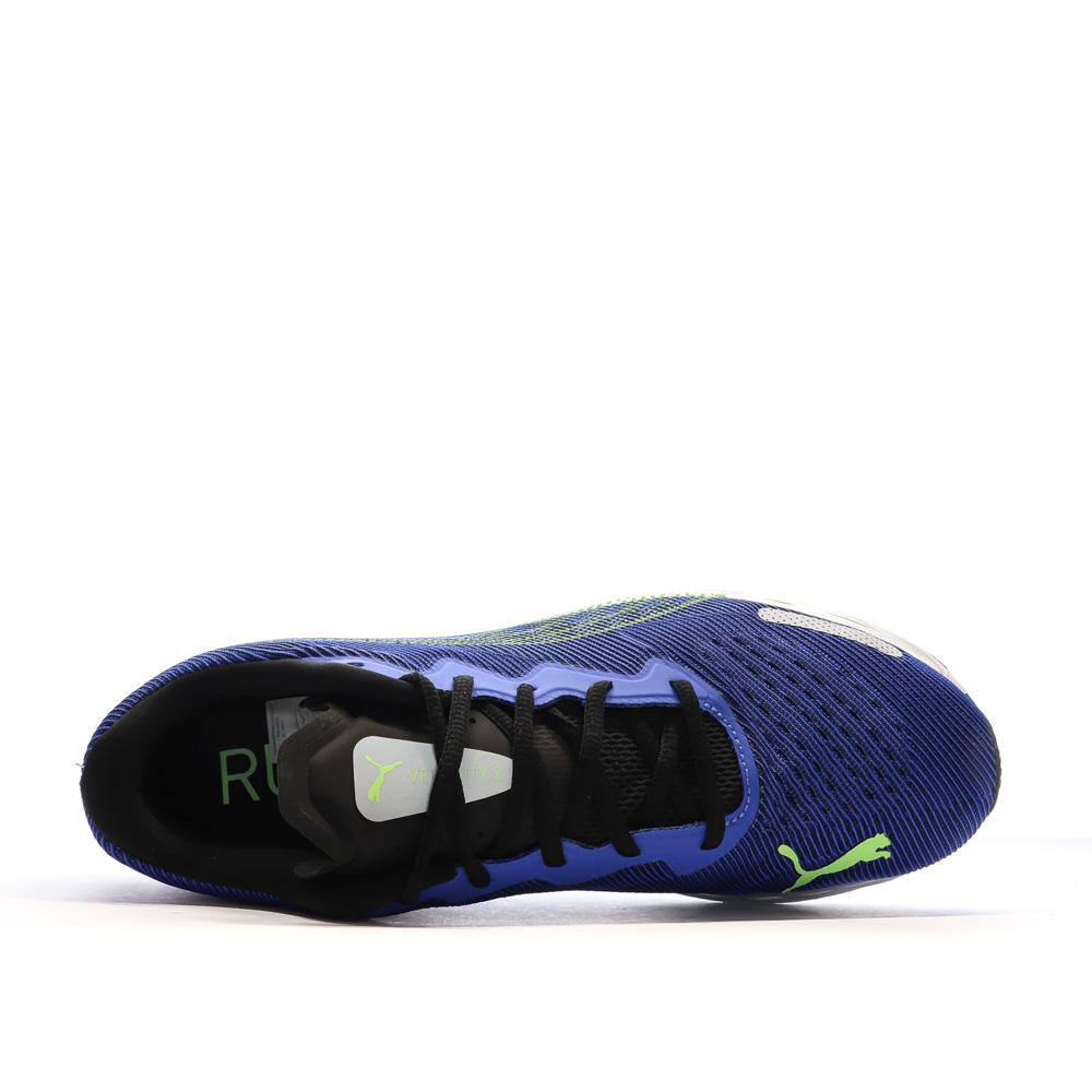 Chaussures de Running Bleu Foncé Homme Puma Velocity Nitro 2 vue 4