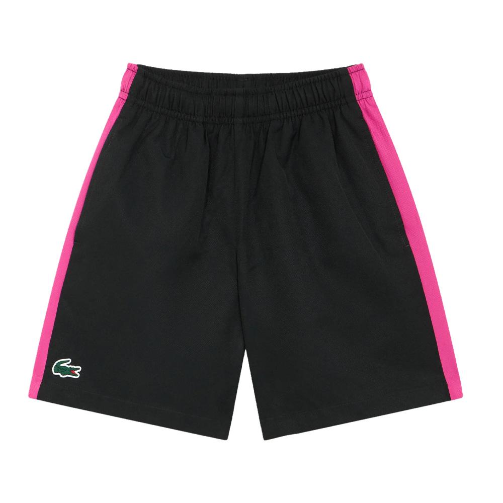 Short Noir Homme Lacoste Print vue 2