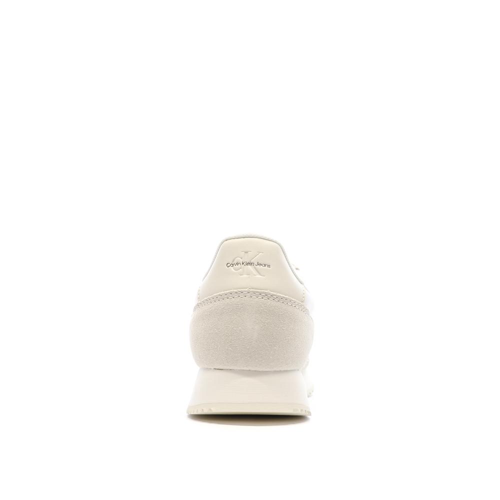 Baskets Blanches/Beiges Femme Calvin Klein Jeans Retro vue 3