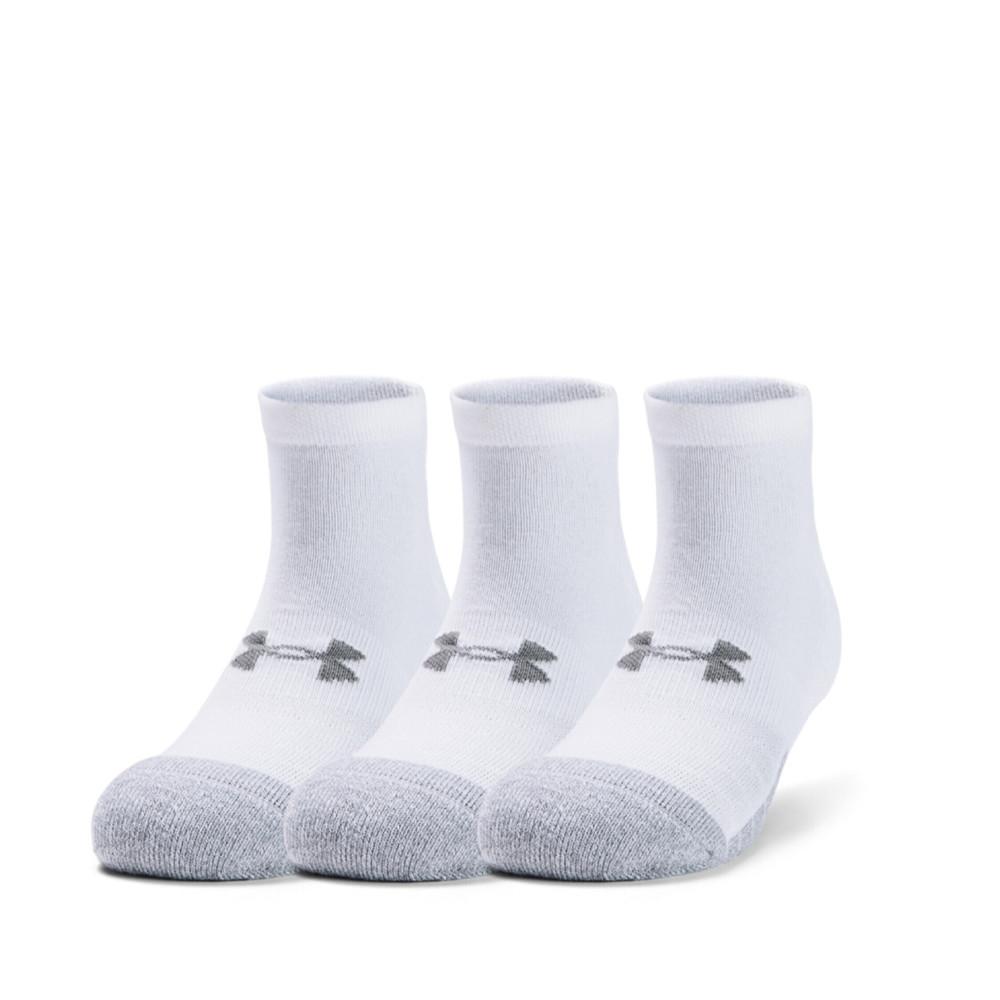 X3 Paires de Chaussettes Blanches Homme Under Armour Heatgear 1346753 pas cher