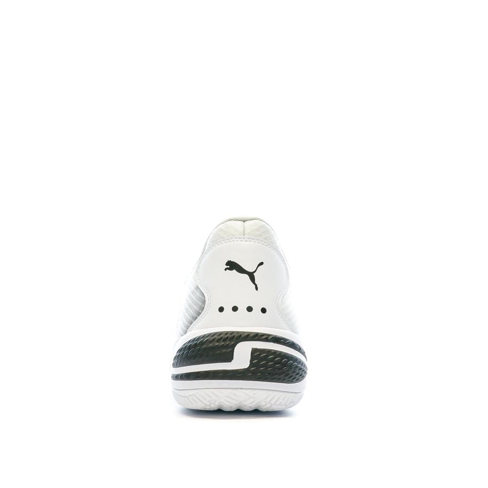 Chaussures de Basketball Blanches Homme Puma Court Rider 376646 vue 3