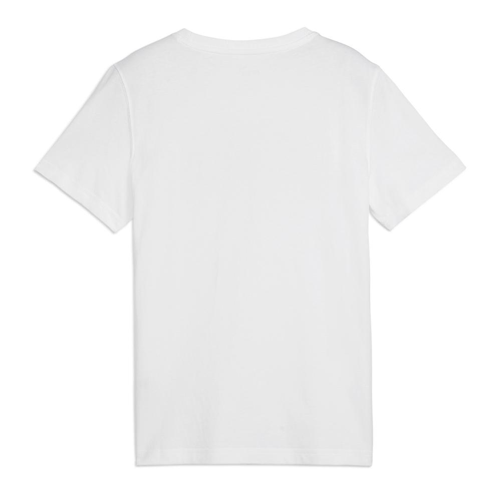 T-shirt Blanc Garçon Puma Squad Big vue 2