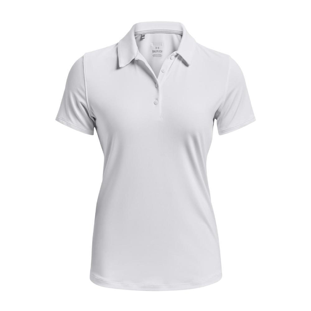 Polo Blanc Femme Under Armour Playoff pas cher