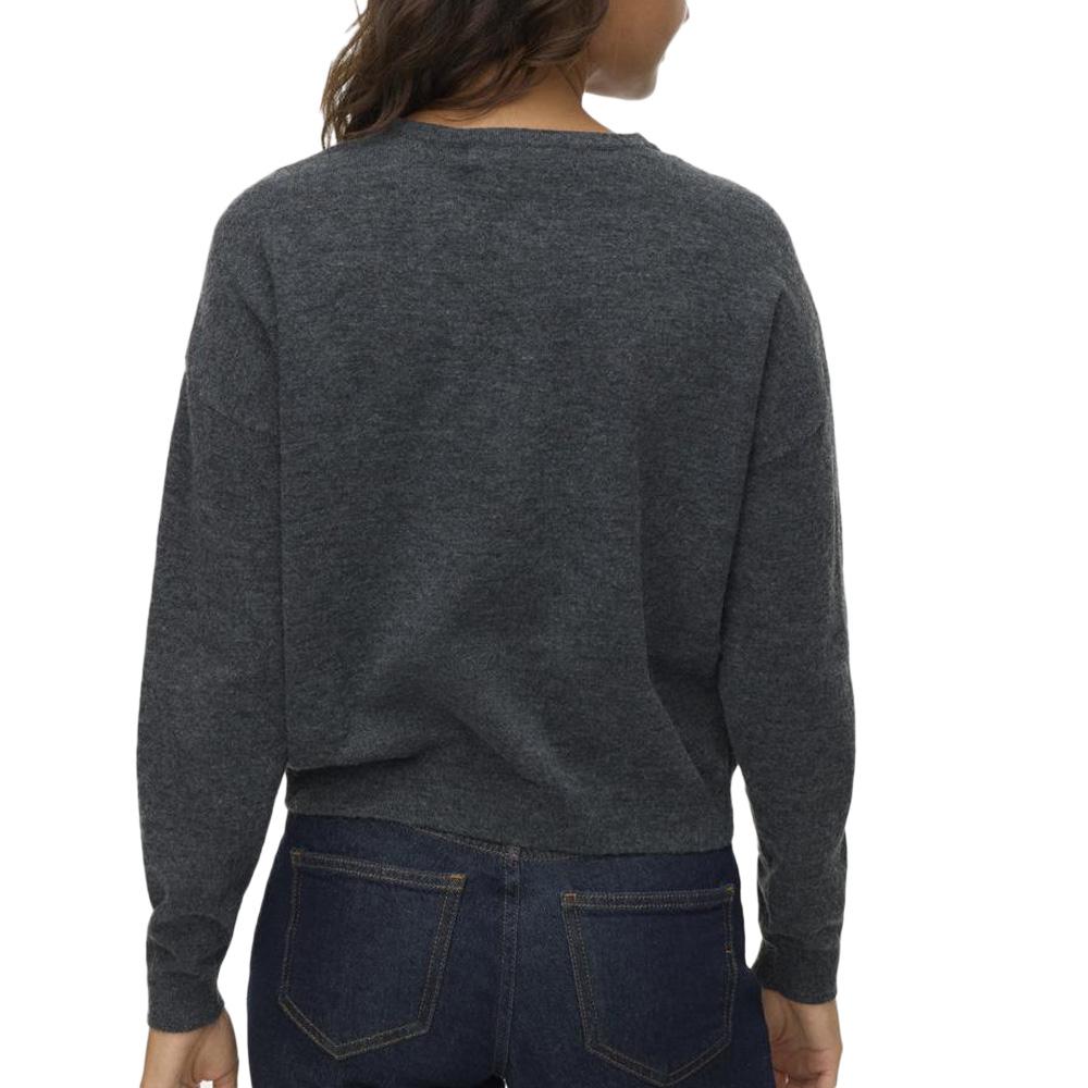 Pull Gris Foncé Femme Vero Moda Marina vue 2