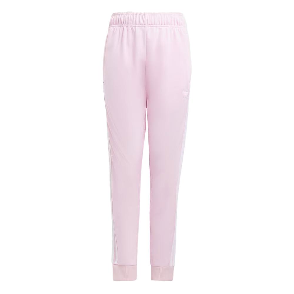 Jogging Rose/Blanc Fille Adidas Adicolor SST Track pas cher