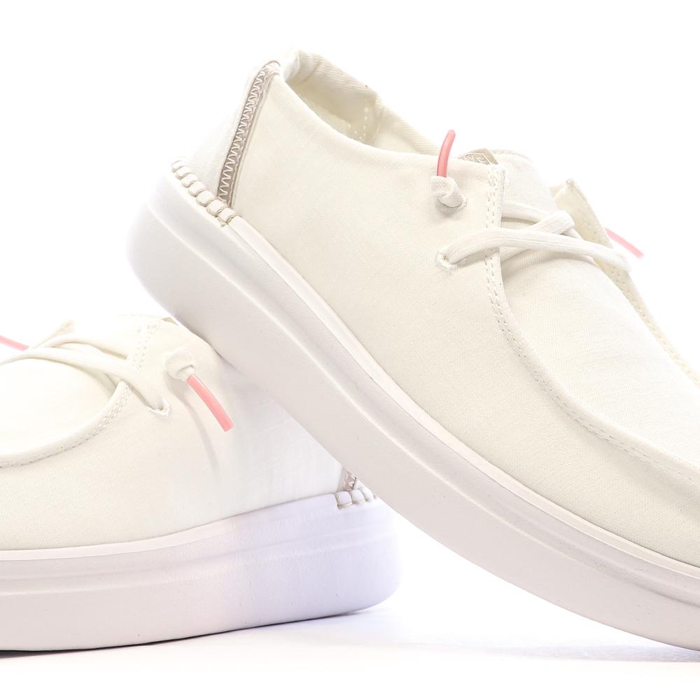 Chaussures Blanches Femme Hey Dude Wendy Rise vue 7