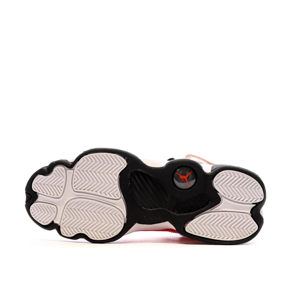 Baskets Blanc/Rouge Garçon Nike Jordan 6 Rings vue 5