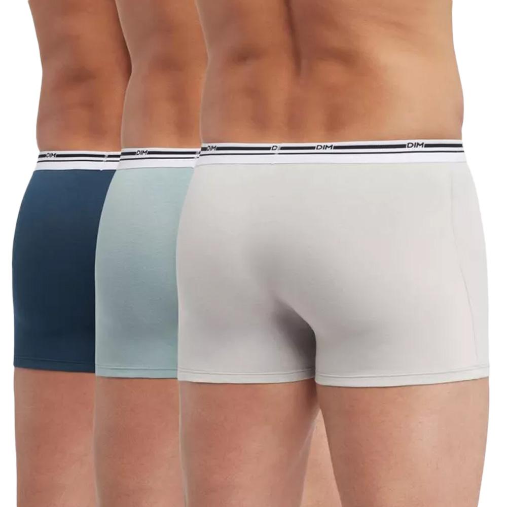 X3 Boxers Beige/Bleu Homme Dim Classic Colors vue 2