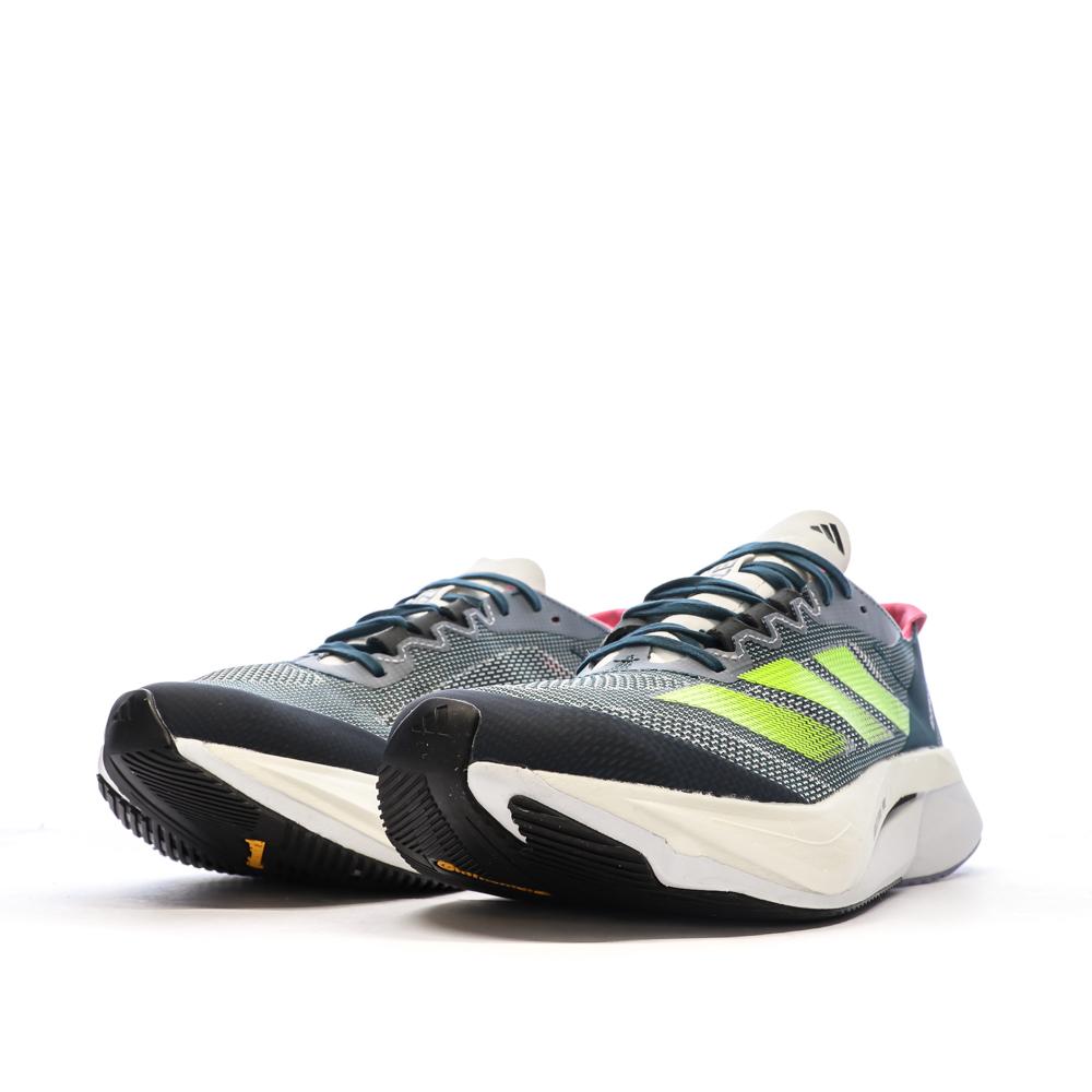 Chaussures de Running Grises Femme Adidas Adizero Boston 12 W vue 6