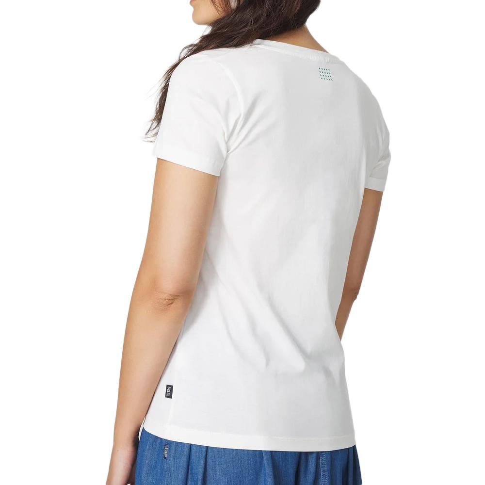 T-shirt Blanc Femme TBS LUGDITEE vue 2