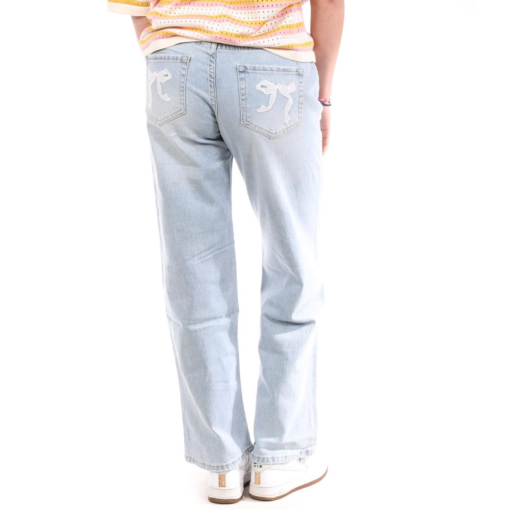 Jean Droit Bleu Clair Femme Monday Premium 109 vue 2