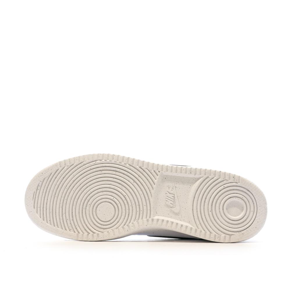 Baskets Blanche/Noir Homme Nike Court Vision Mid vue 5