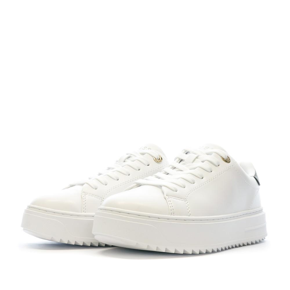 Baskets Blanches Femme Guess Denesa vue 6