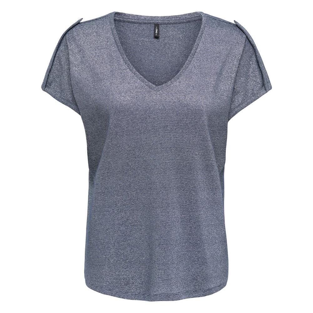 T-Shirt Marine Femme Only Rabi pas cher