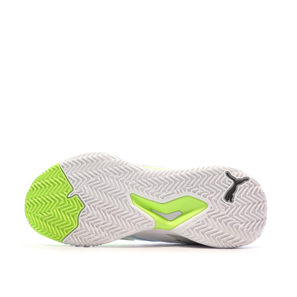 Chaussures de Padel Blanc/Jaune Homme Puma Nova Smash vue 5