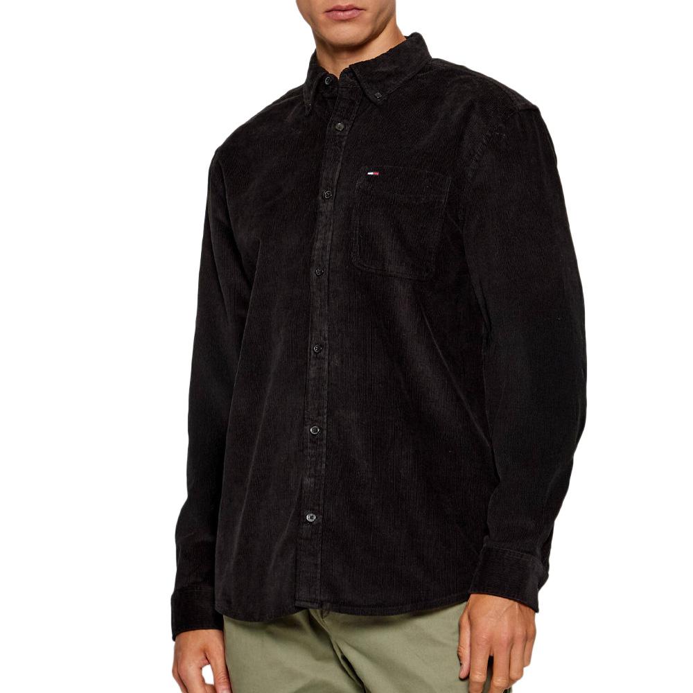 Chemise Noire Homme Tommy Hilfiger Baby pas cher