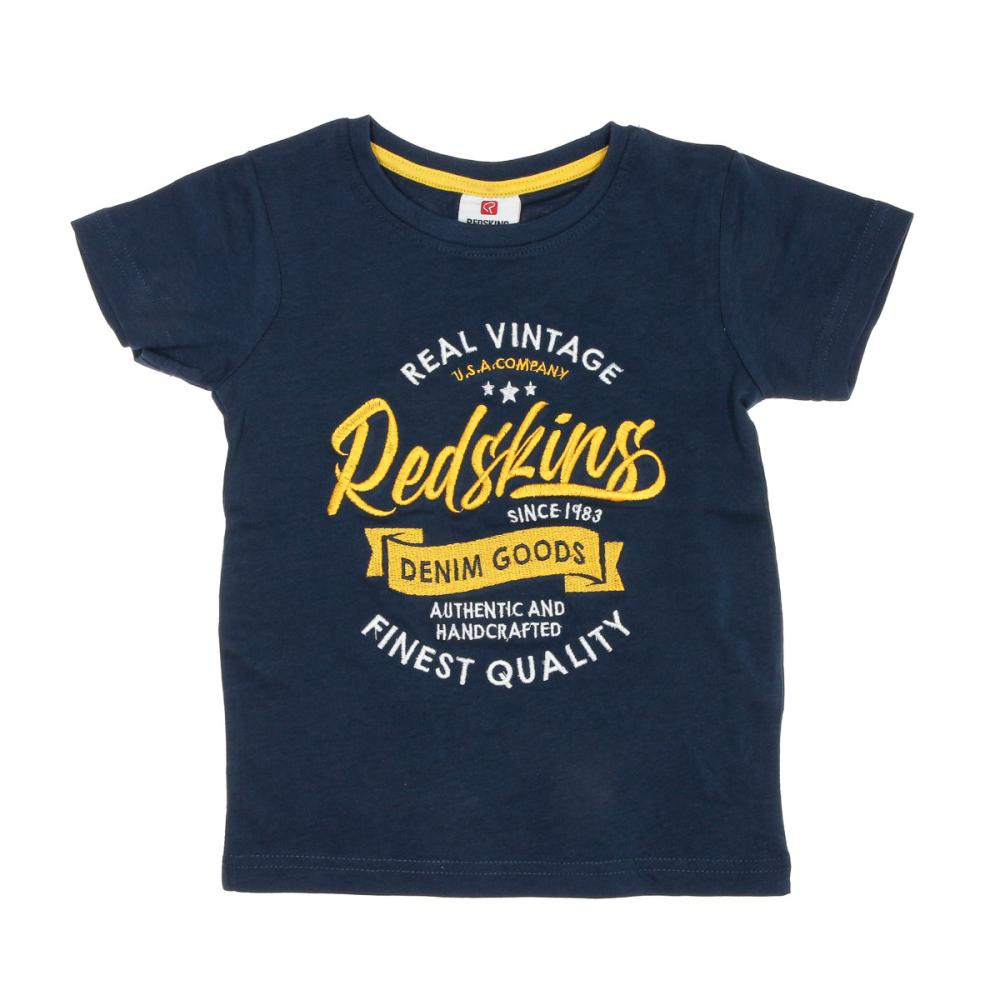 T-shirt Enfant Marine Garçon Redskins 2244 pas cher