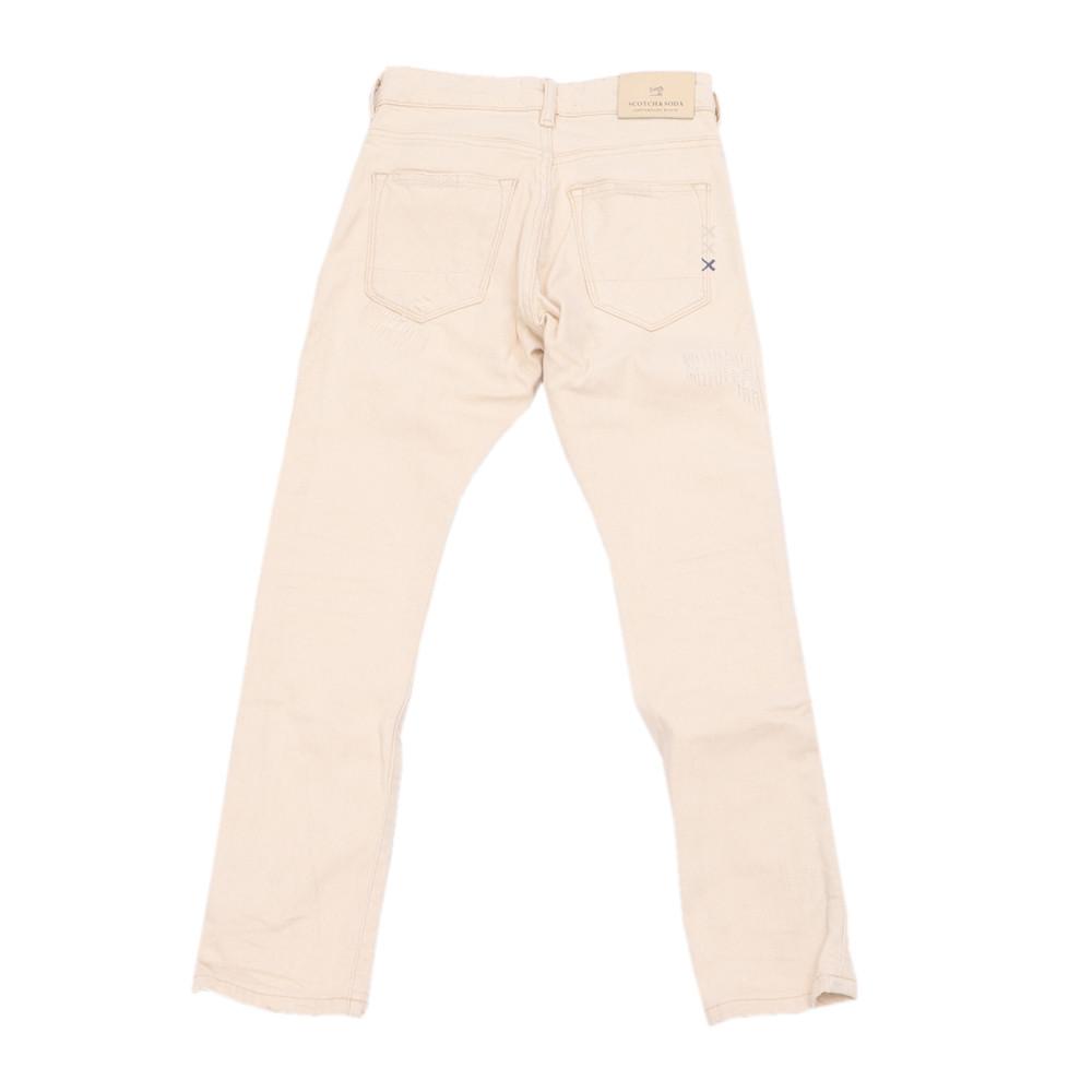 Jean Skinny écru Garçon Scotch & Soda Strummer vue 2