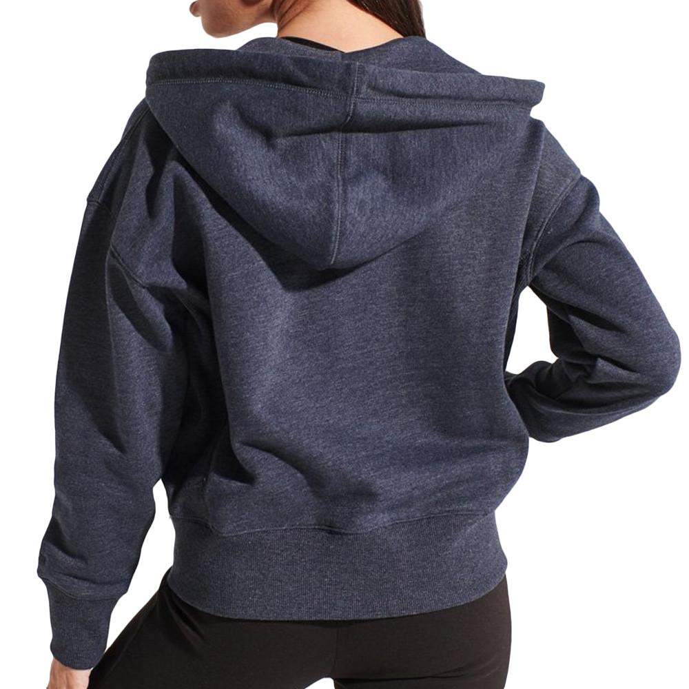 Sweat Zippé Marine Femme Superdry Essential Ziphood vue 2