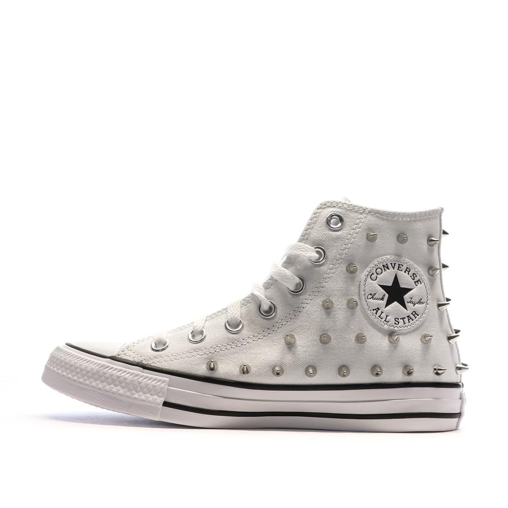 Baskets Blanches Femme Converse Chuck Taylor All Star Studded pas cher