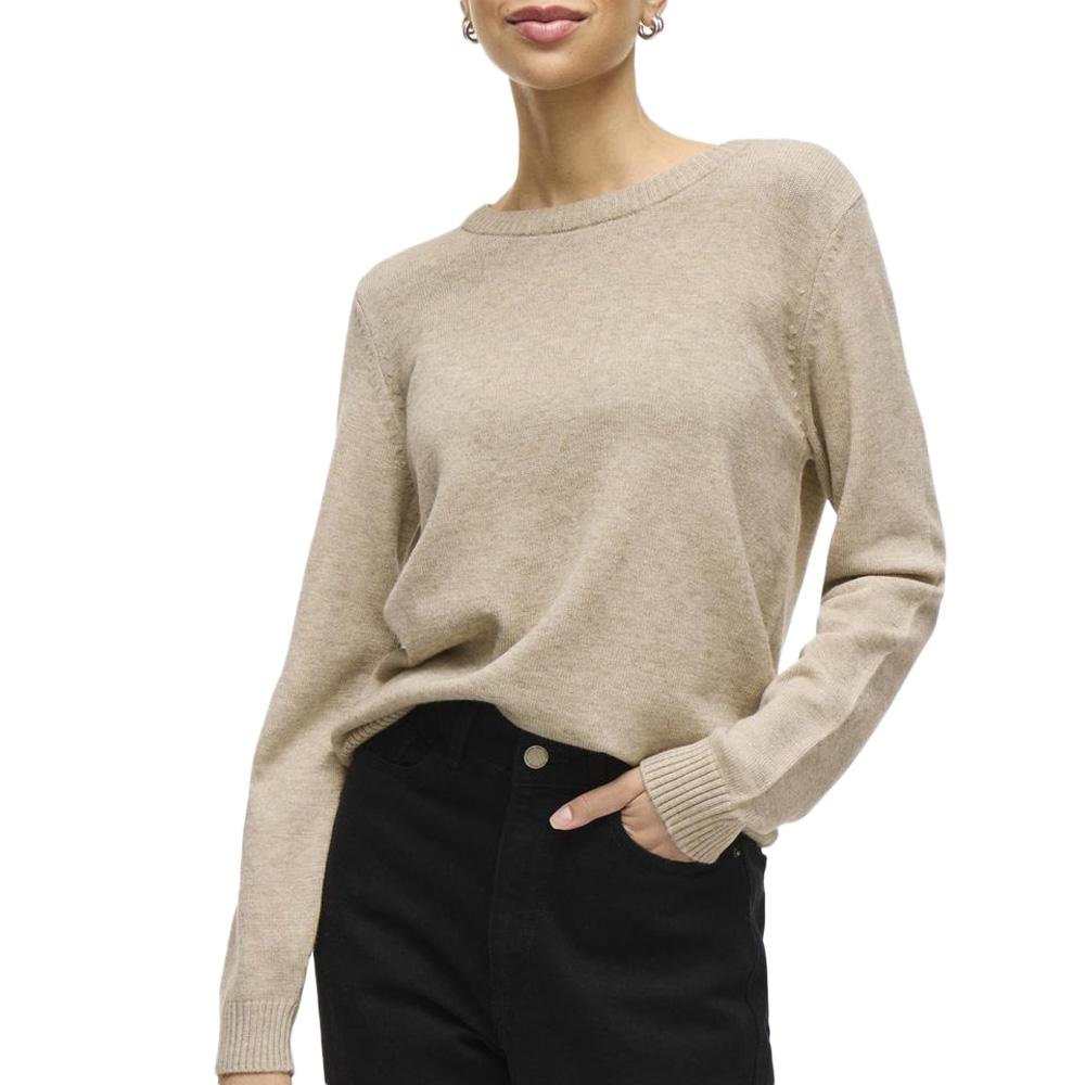Pull Beige Beige Femme Vila Viril pas cher