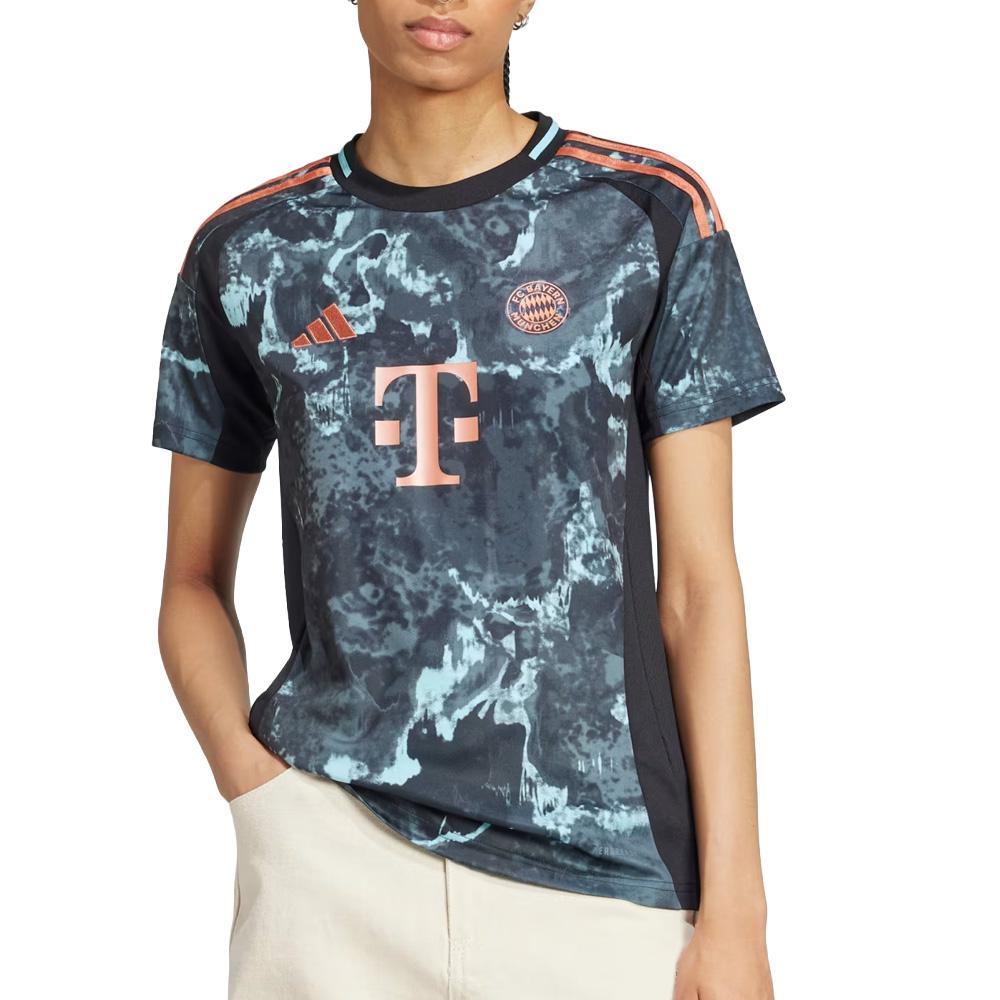 FC Bayern Camiseta de fútbol negra para hombre Adidas 24/25 barato
