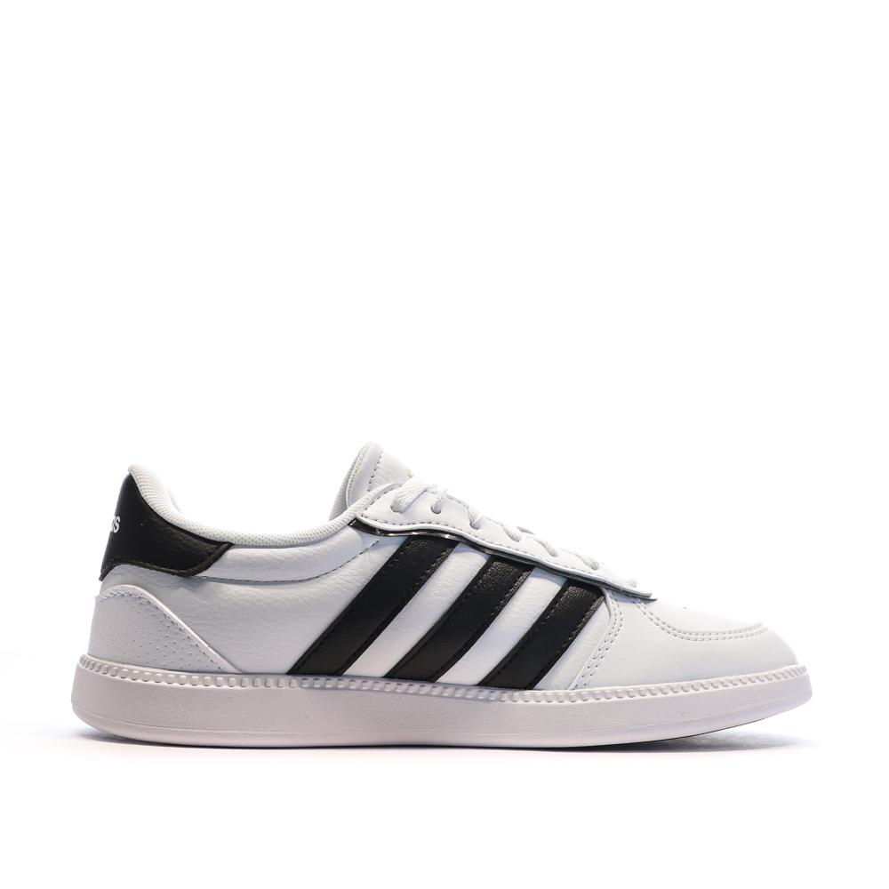 Baskets Blanches/Noir Femme Adidas Breaknet Sleek vue 2