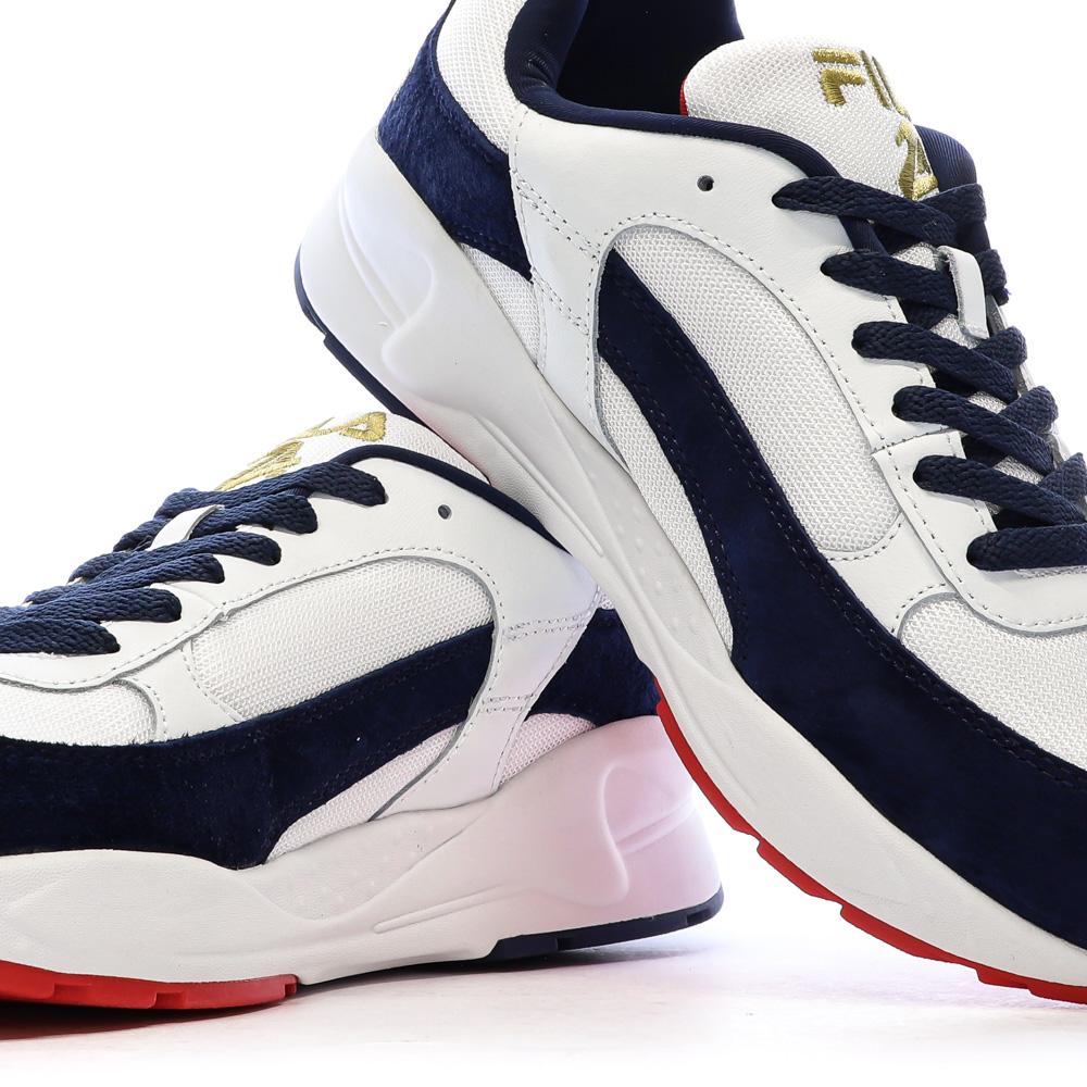 Baskets Blanc/Noir Homme Fila Skyrunner vue 7