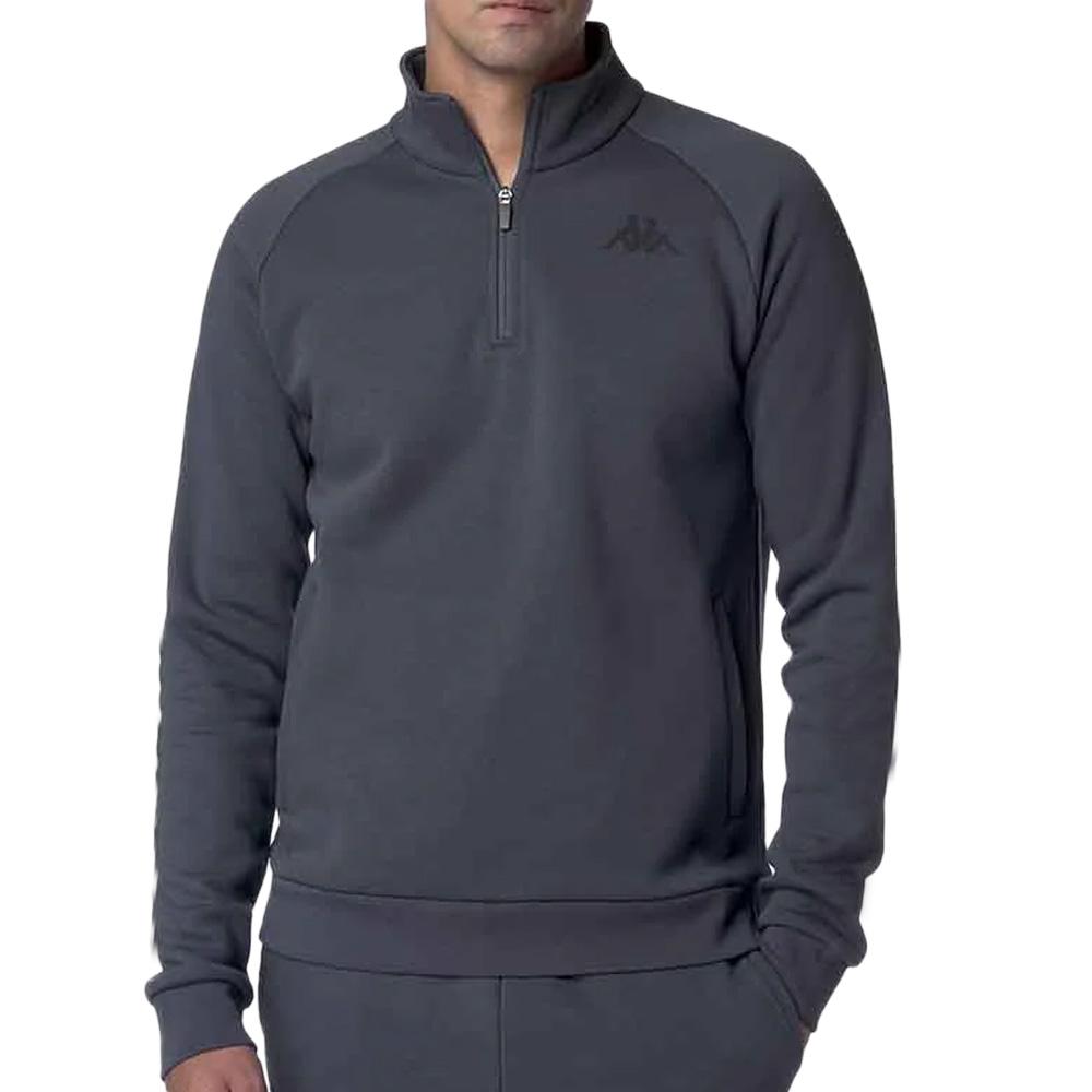 Sweat Gris Homme Kappa Gaspucio pas cher