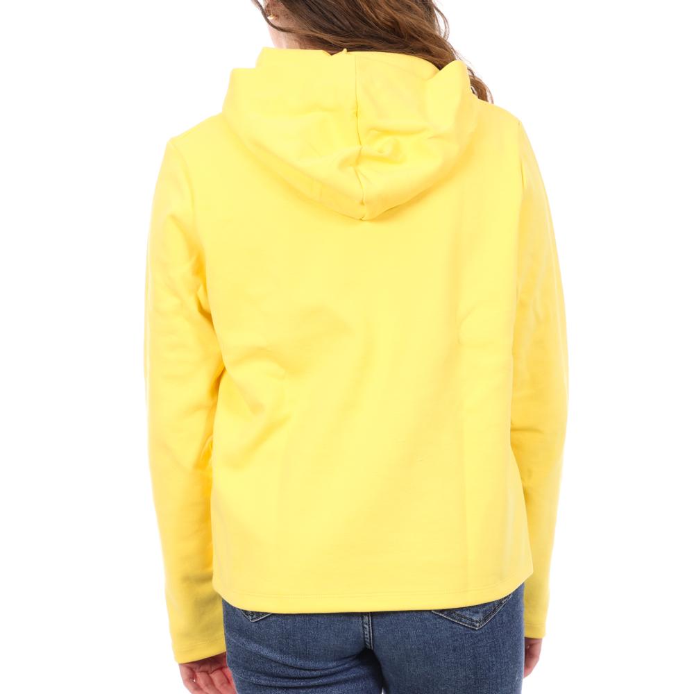 Women's Yellow Hoody Le Coq Sportif Hoody N°9 Photo of the Espace des Marques %store% store - view of %key%