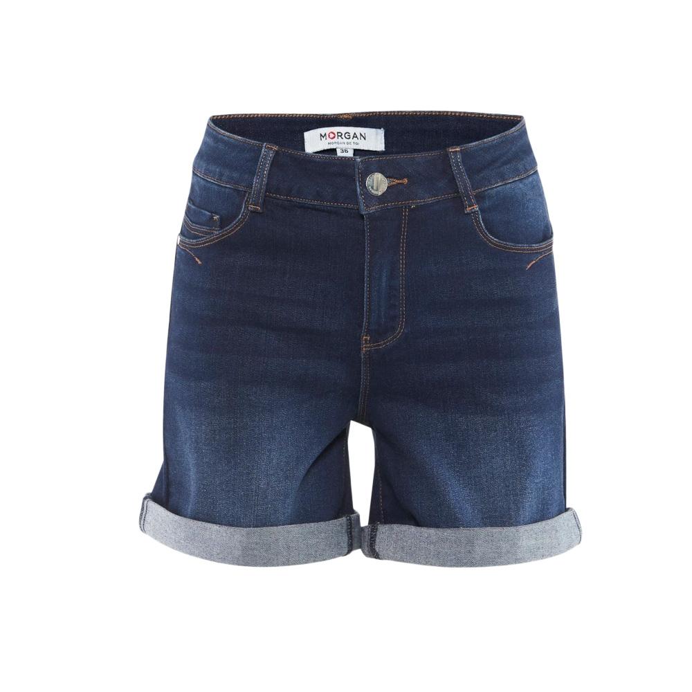 Short en Jean Bleu Femme Morgan SHAKU vue 2