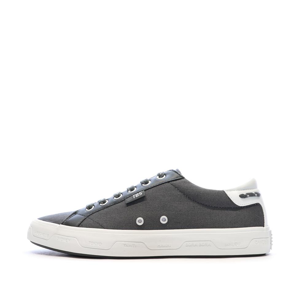 Baskets Grise Homme TBS Lanzaro pas cher
