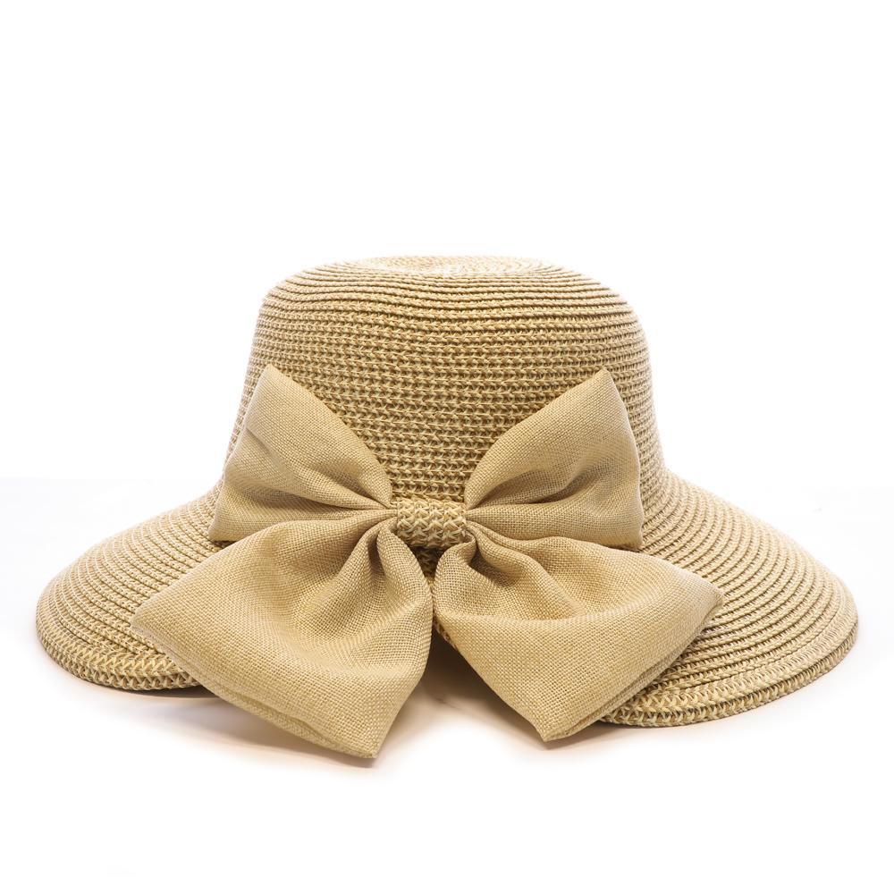 Chapeau de Paille Beige Femme Via Lorenzo Bohème vue 3