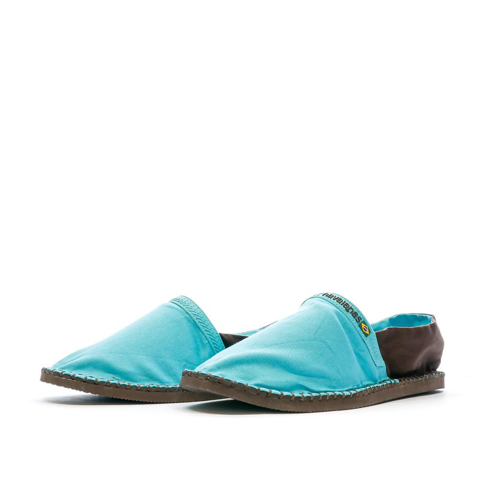 Espadrilles Marron/Bleu Femme Havaianas Origine vue 6