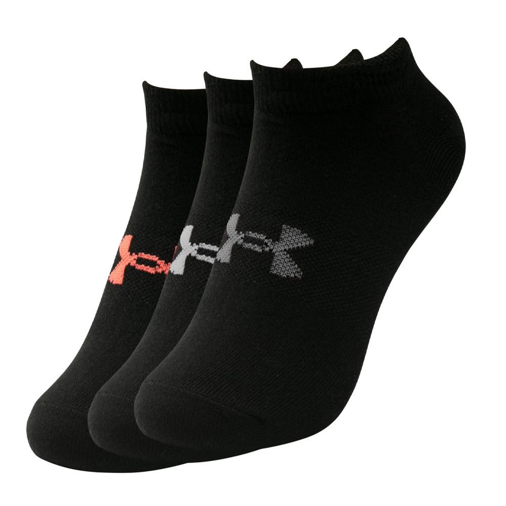 X6 Paires de Chaussettes Noir Femme Under Armour Essential pas cher