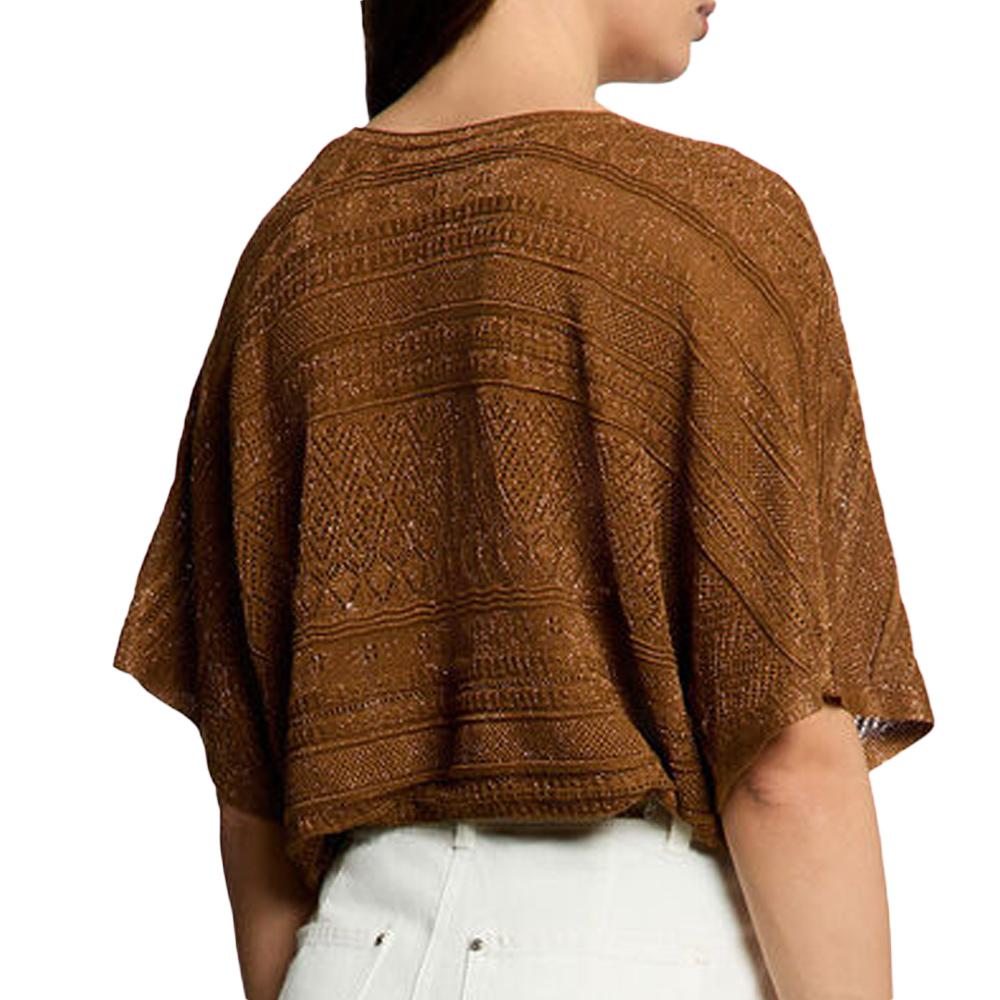 Jersey marrón para mujer de Morgan Tricotages Fantaisies ver 2