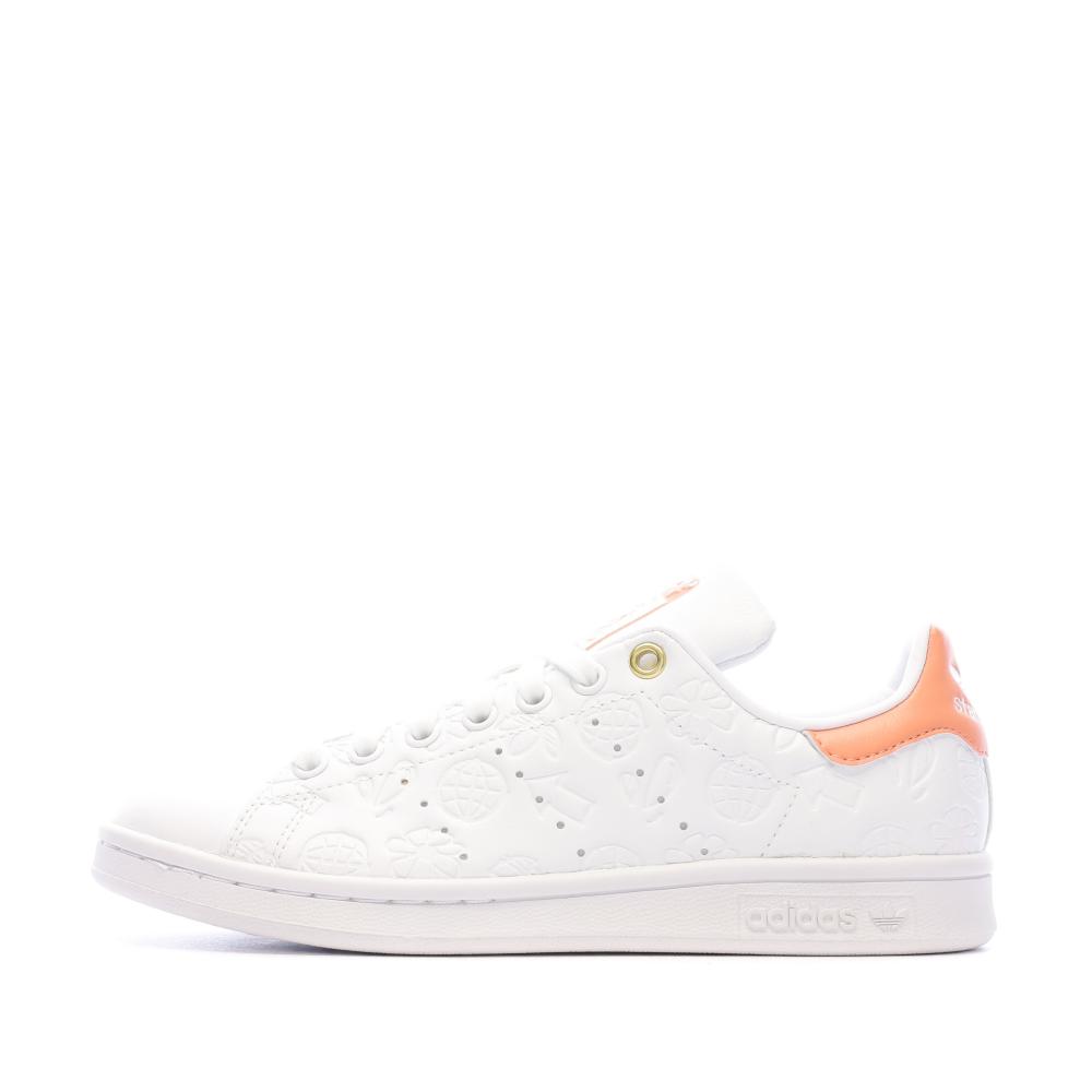 Baskets Blanches Femme Adidas Stan Smith W pas cher