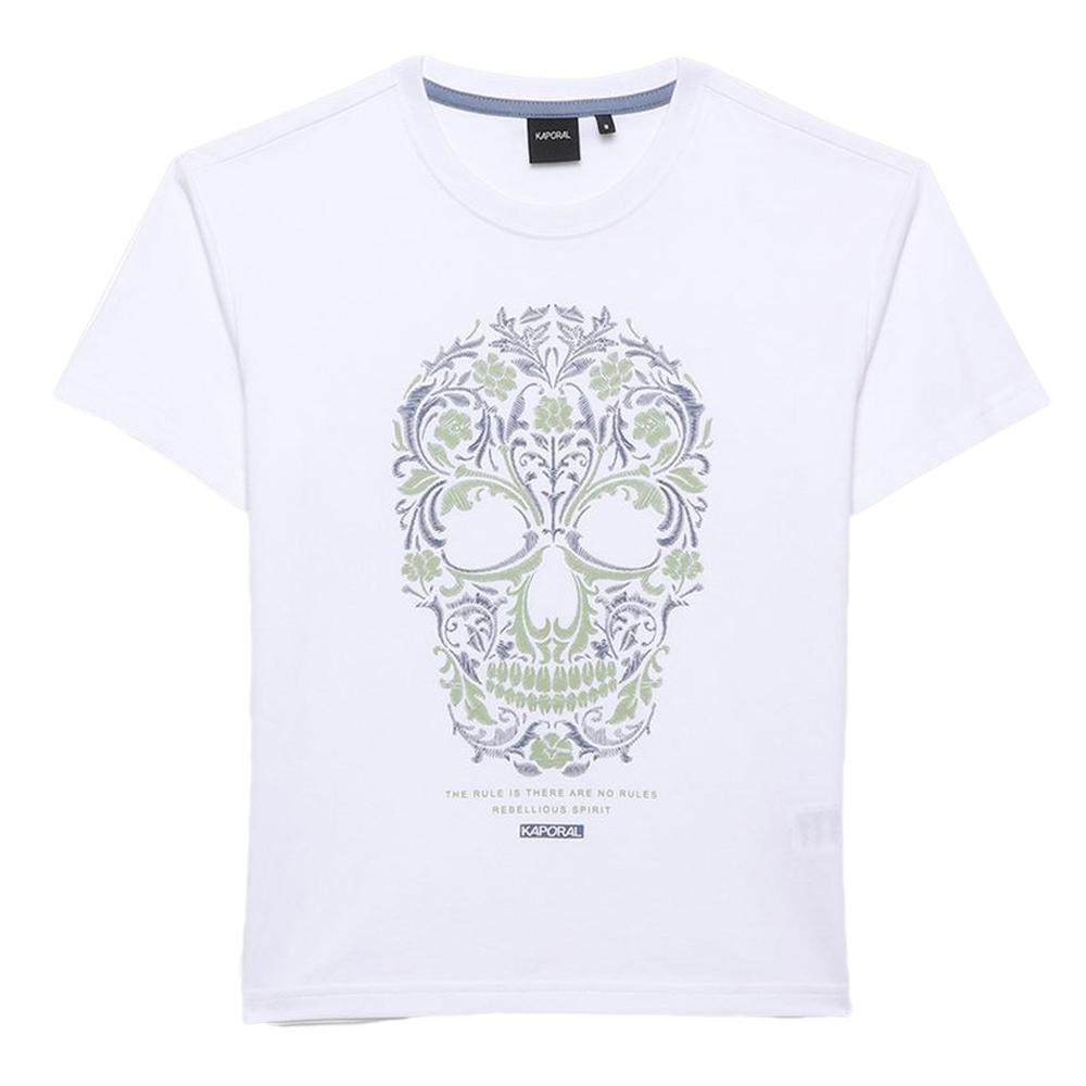 T-shirt Blanc Garçon Kaporal ODEONE pas cher