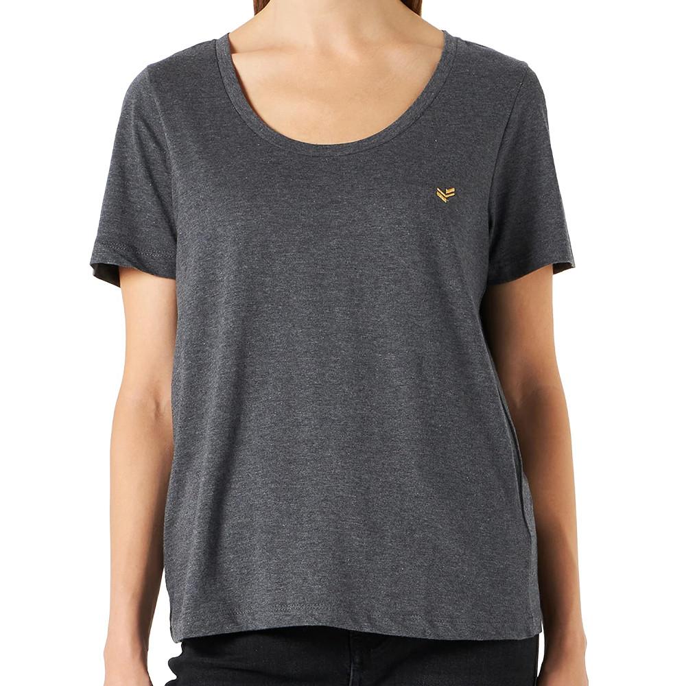 T-shirt Gris Femme Kaporal Final pas cher