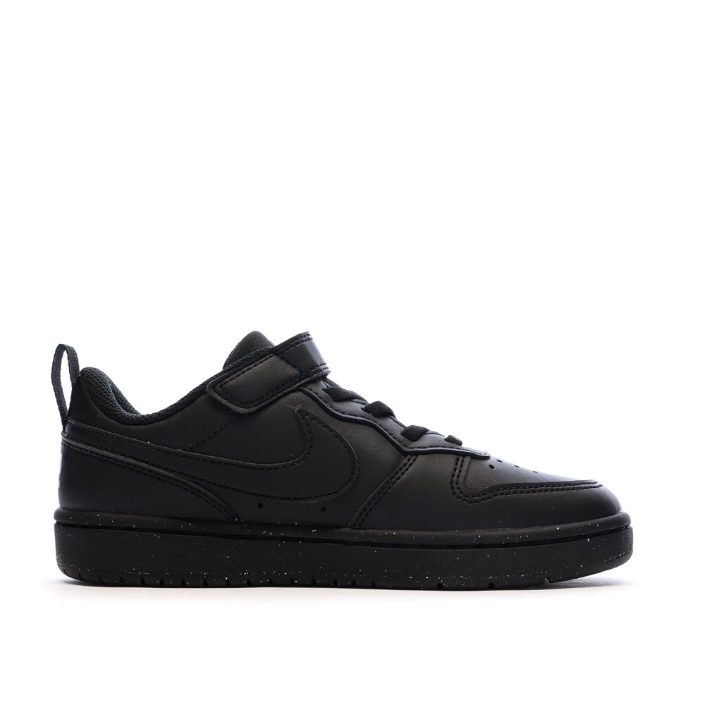 Zapatillas deportivas negras para niño Nike Court Borough Low Recraft ver 2