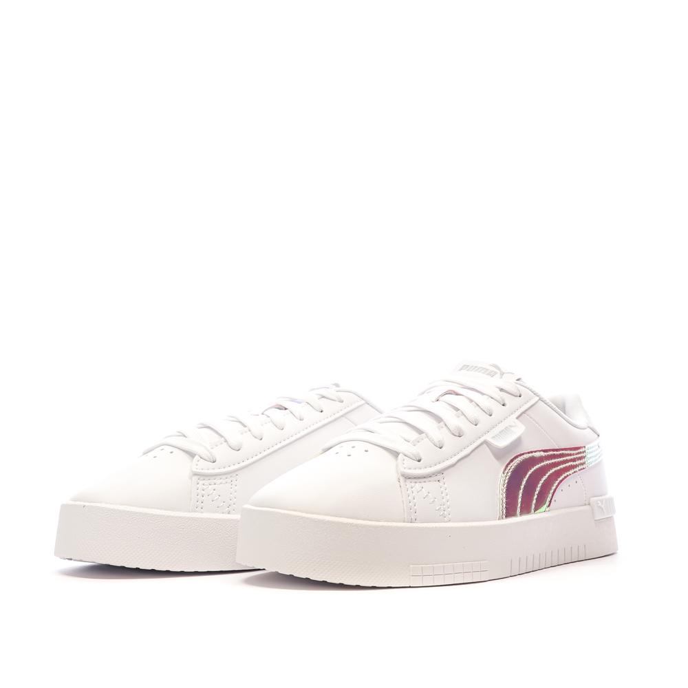 Baskets Blanc/Rose Fille/Femme Puma Jada Holo vue 6