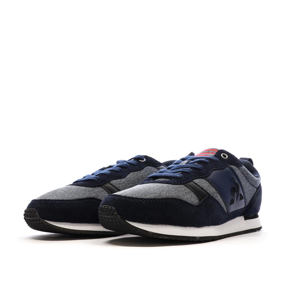 Baskets Marines/Noires Homme Le Coq Sportif Alpha vue 6
