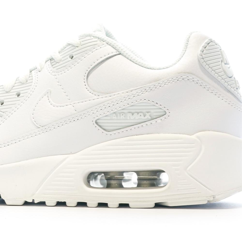 Baskets Blanches Femme Nike Air Max 90 Gs vue 7